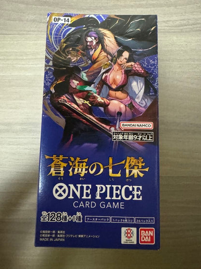 One Piece One Piece Card Game Seirai no Nanakai Unopened Box with Tape Box — Japanese