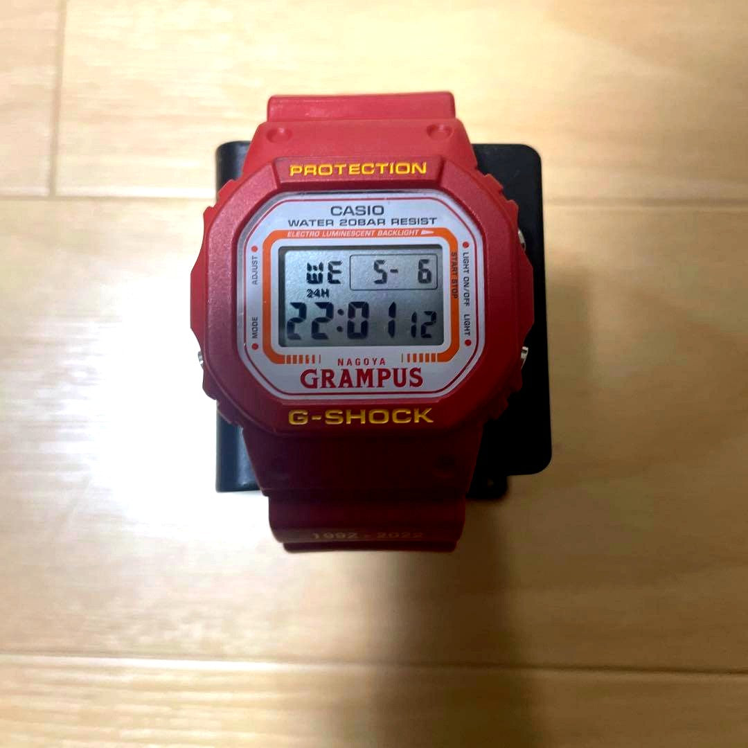 Casio G-Shock G-Style DW-5600 Nagoya Grampus 30th Anniversary limited edition wristwatch