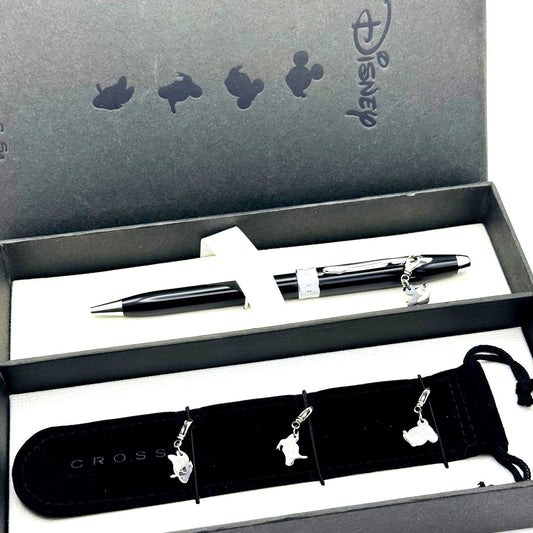 Cross Disney Mickey Mouse charm ballpoint pen with replacement cartridge Japan import
