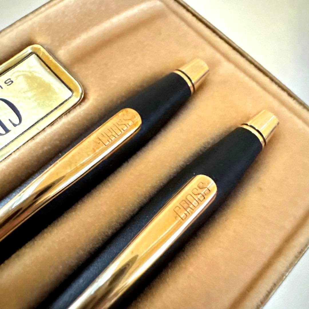 Cross Classic Century mechanical pencil and ballpoint pen set with 0.5mm twist pencil and twist-retract ballpoint pen
