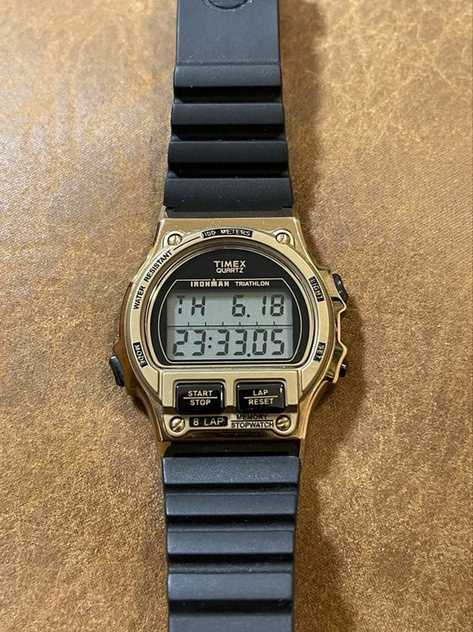 TIMEX Ironman 8-Lap Metal Digital Men's Watch — Japanese
