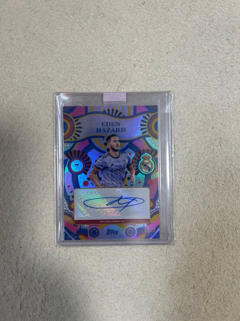 Topps Eden Hazard Autographed Card — Japanese