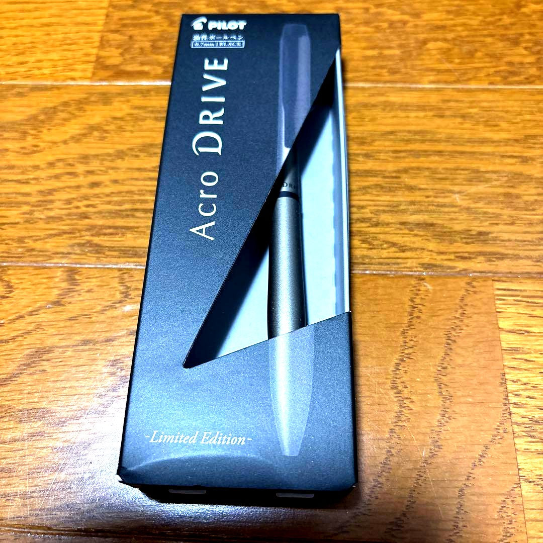 PILOT Acro DRIVE Desert Copper Limited Edition pen with copper finish and original box showing dents