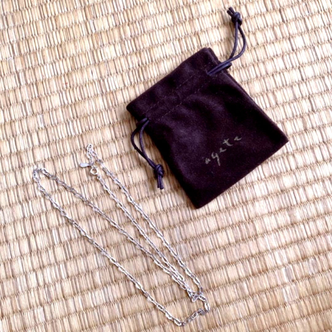 Agete 925 sterling silver chain necklace measuring 50cm length