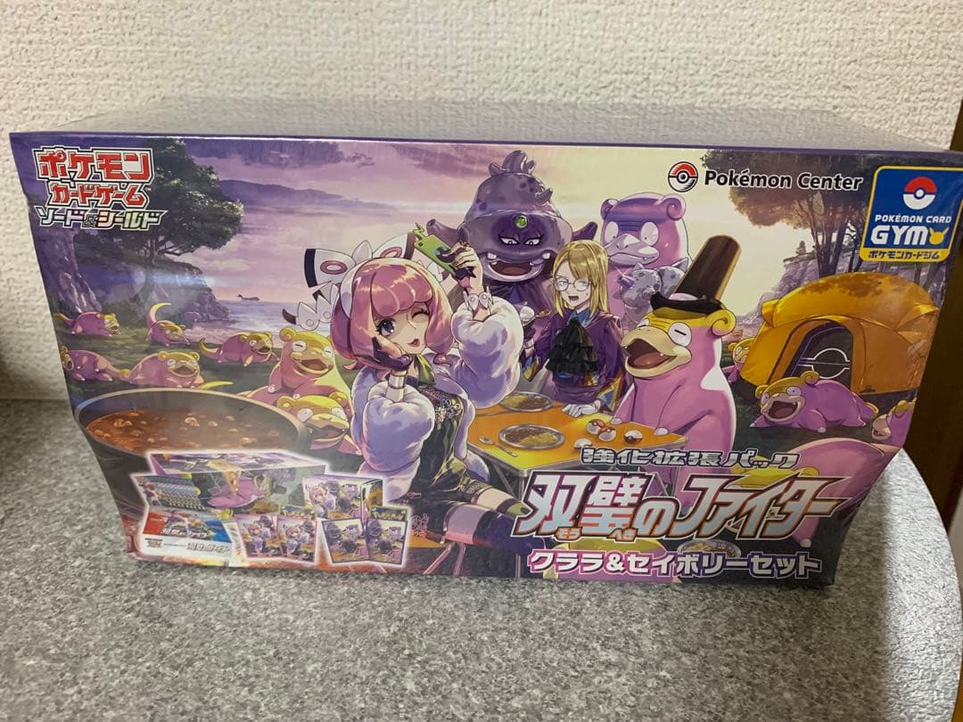 Pokemon Sword & Shield Enhanced Expansion Pack Duality of Fighters Clara & Sawry Set Box — Japanese