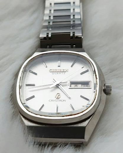 Citizen Criston Silver Dial Quartz Men's Watch — Japanese