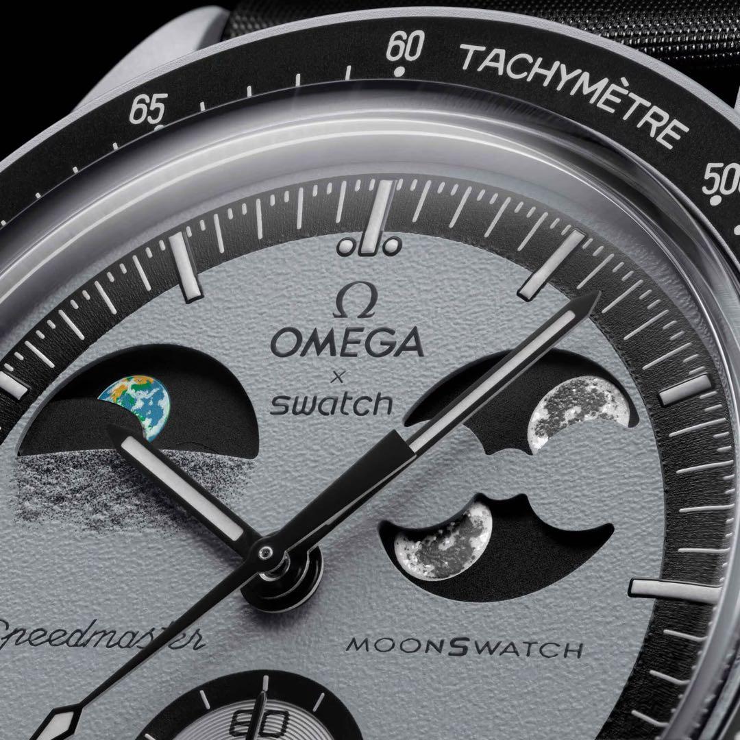 swatch Earthphase MoonSwatch Quartz Men's — Japanese