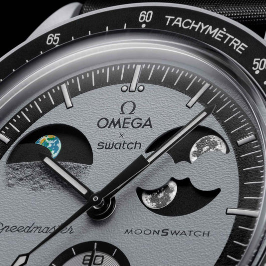 swatch Earthphase MoonSwatch Quartz Men's — Japanese
