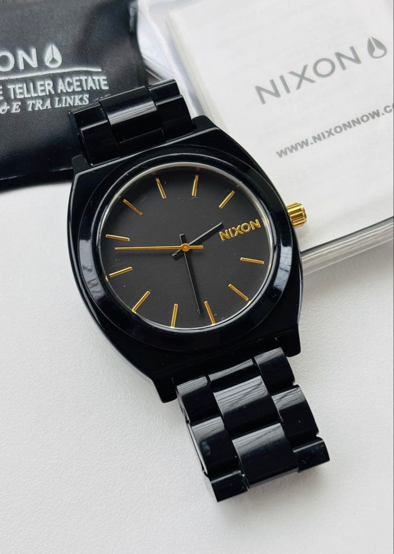 NIXON TIME TELLER 37-5043 Quartz Men's Watch — Japanese