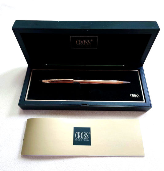Cross Classic Century 1/20 10KT gold plated ballpoint pen with dedicated case in gold color