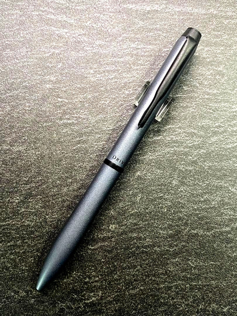 Pilot Acrodrive Limited-Edition Gray ballpoint pen model BDR-3SRL-GY shown on white background