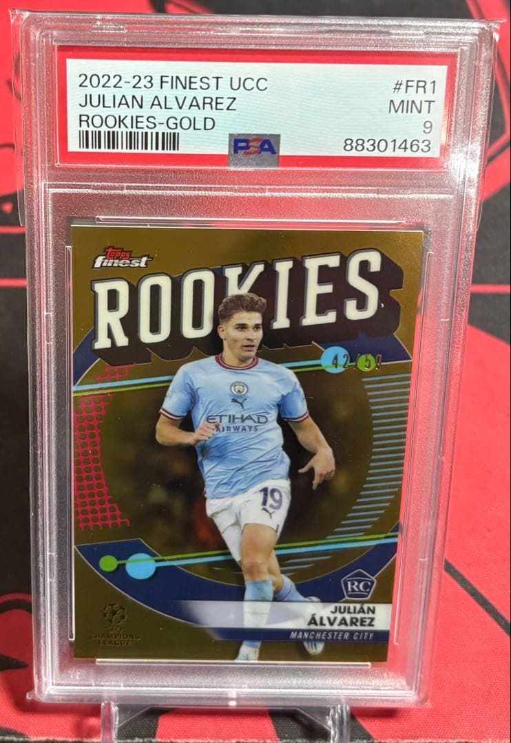 PSA 9 Julian Alvarez RC — Japanese