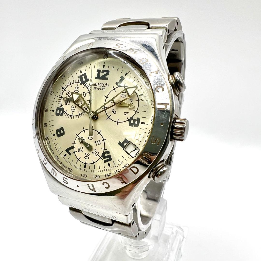 swatch IRONY クロノグラフ AD1999 Quartz Men's — Japanese