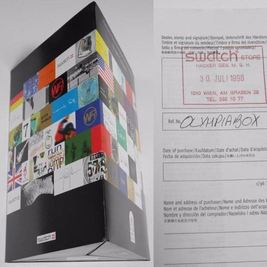 swatch 1996 Atlanta Olympics Set Analog Men's — Japanese