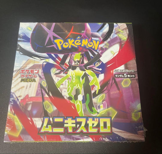 Pokemon Unopened Shrink-wrapped Pokémon Card Game MEGA Munyxis Zero 1BOX Box — Japanese