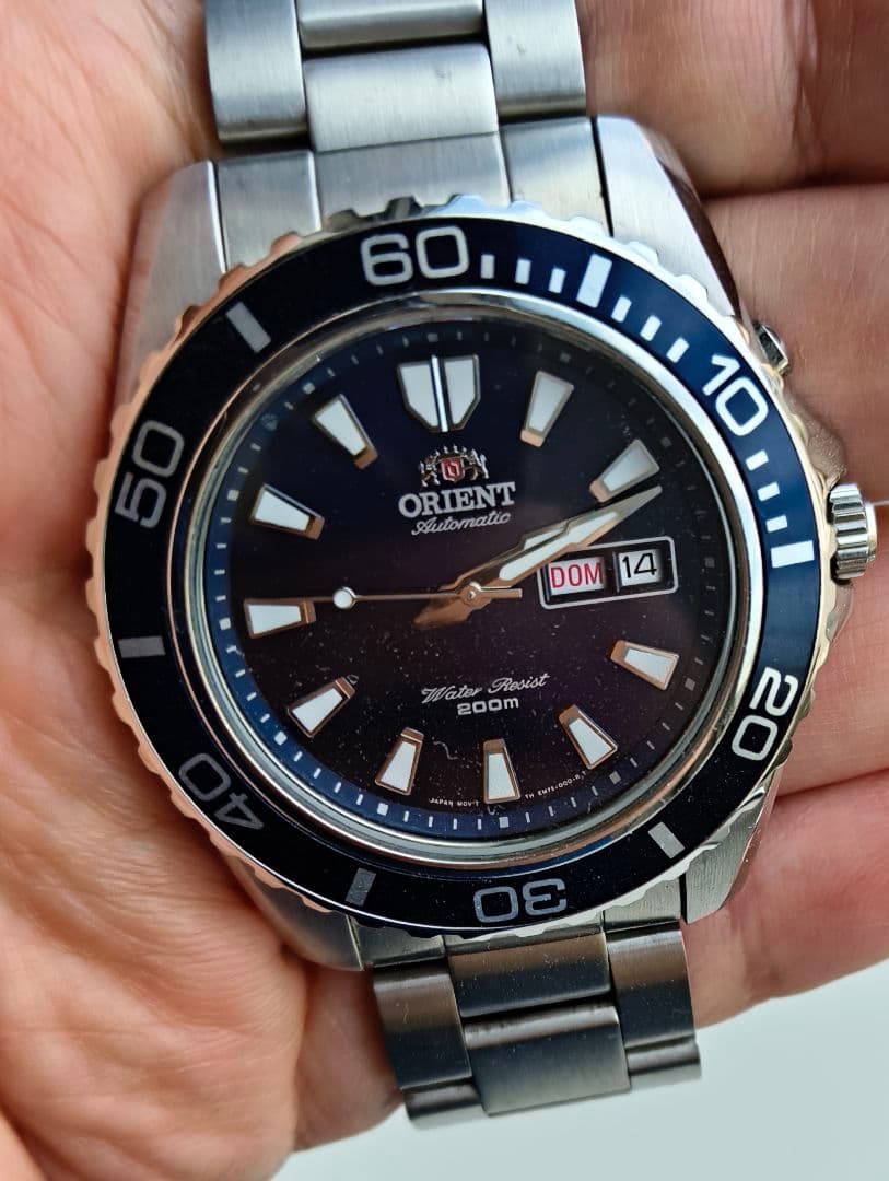 ORIENT Makio LX Diver Navy Automatic Men's Watch — Japanese