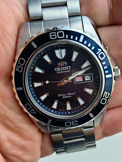ORIENT Makio LX Diver Navy Automatic Men's Watch — Japanese