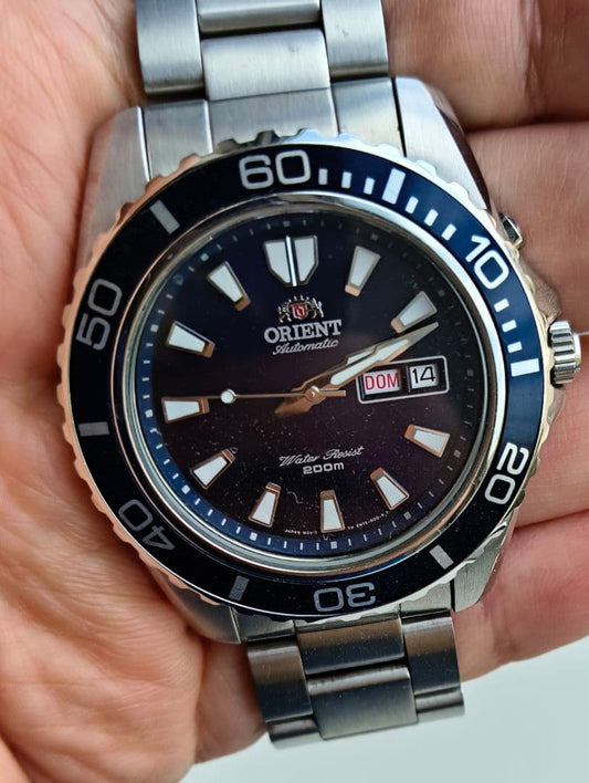 ORIENT Makio LX Diver Navy Automatic Men's Watch — Japanese