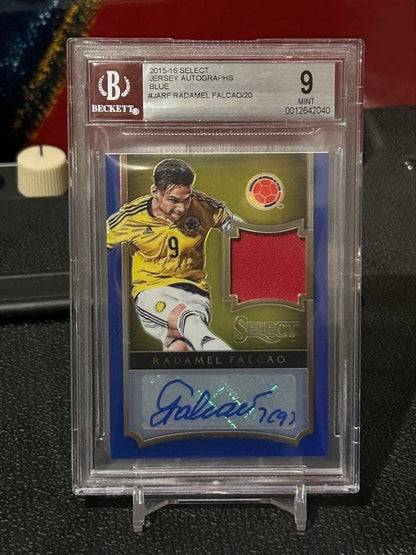 BGS9 シルバー Radamel Falcao Autograph Card 20 Series — Japanese