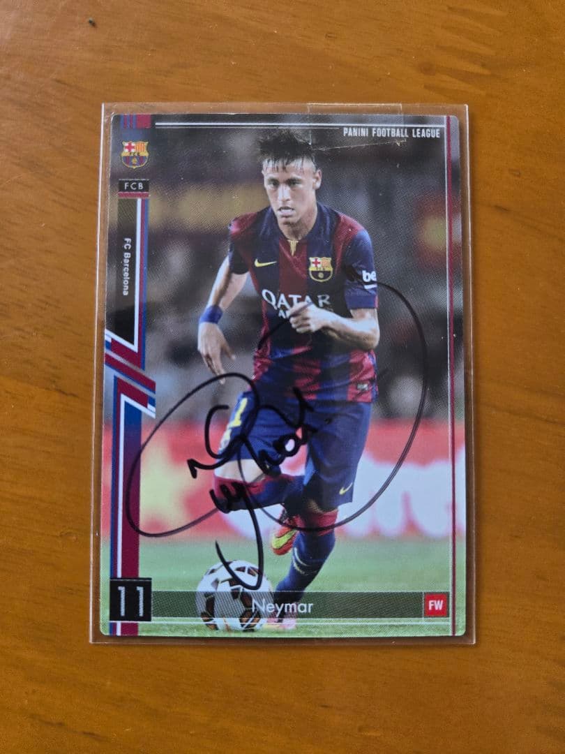 Neymar Signed Trading Card 11 — Japanese