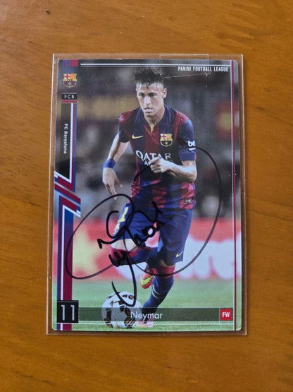 Neymar Signed Trading Card 11 — Japanese