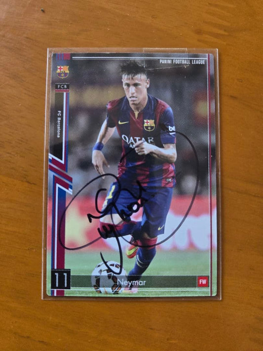 Neymar Signed Trading Card 11 — Japanese