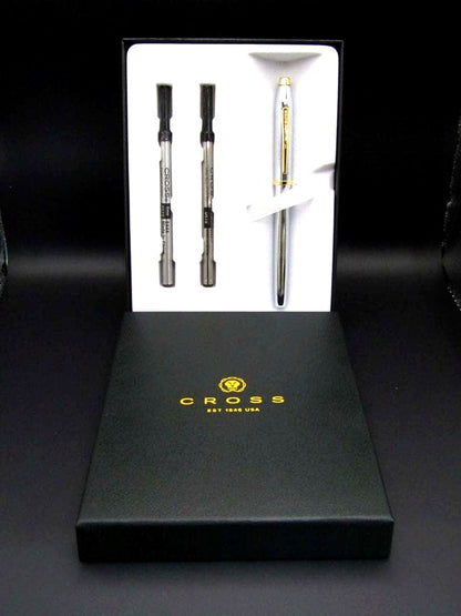Cross Millennium II 3304 Medalist Selectchip water-based rollerball pen with gift box and two refills