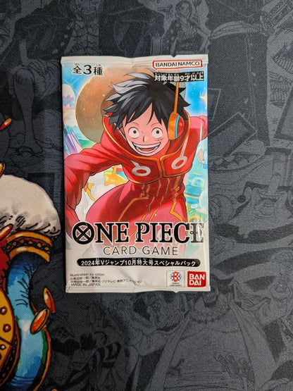 One Piece One Piece Card 2024 V Jump October Special Pack Pack — Japanese