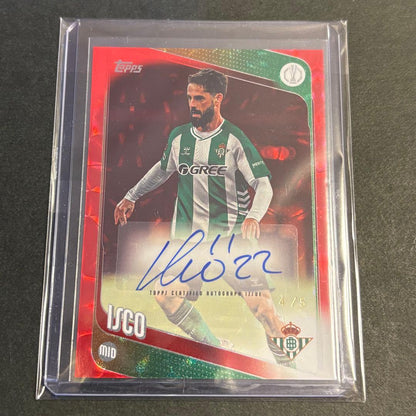 2026 Topps Isco Red Parallel Autograph Card — 4/5 — Japanese