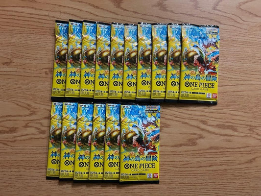 One Piece Unsearched One Piece Card Game: Journey to the Island of the Gods 15 Pack Set Pack — Japanese