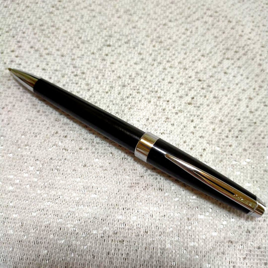 Black Cross ballpoint pen with fine scratches, Japan import, elegant and classic design