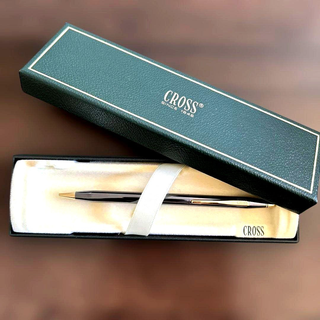 Cross black gunmetal fine tip metal pen with dedicated protective case