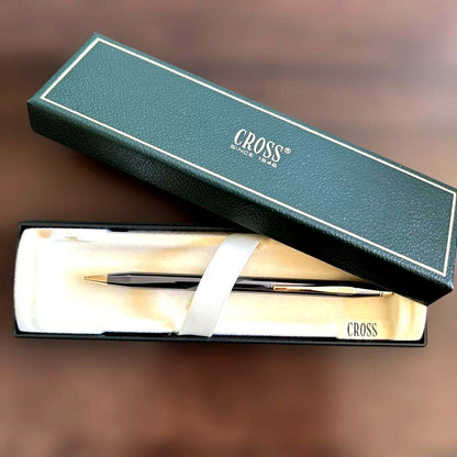Cross black gunmetal fine tip metal pen with dedicated protective case