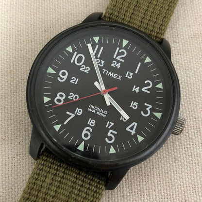 TIMEX Camper INDIGLO WR50M Quartz Men's Watch — Japanese