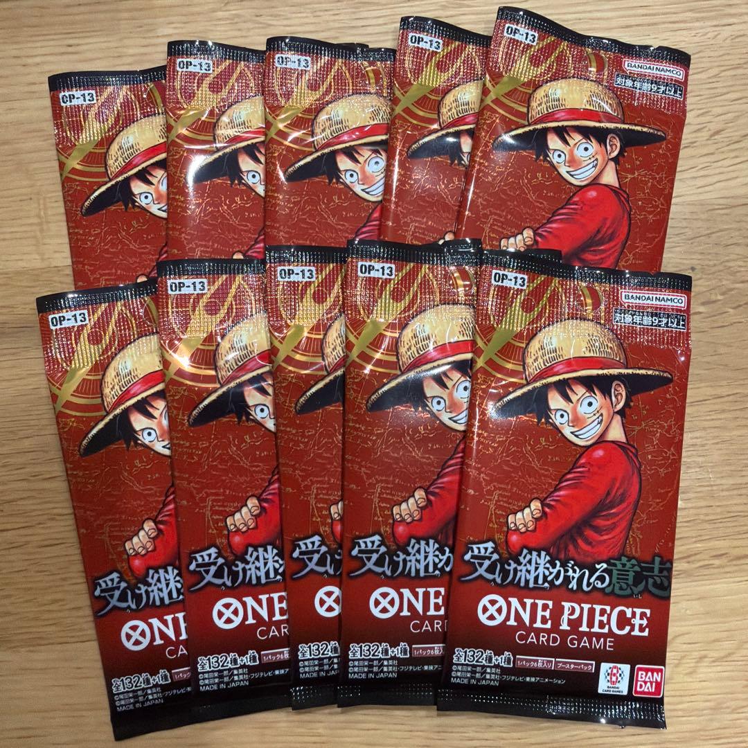 One Piece One Piece Card Game - The Will That Is Passed Down Pack P — Japanese