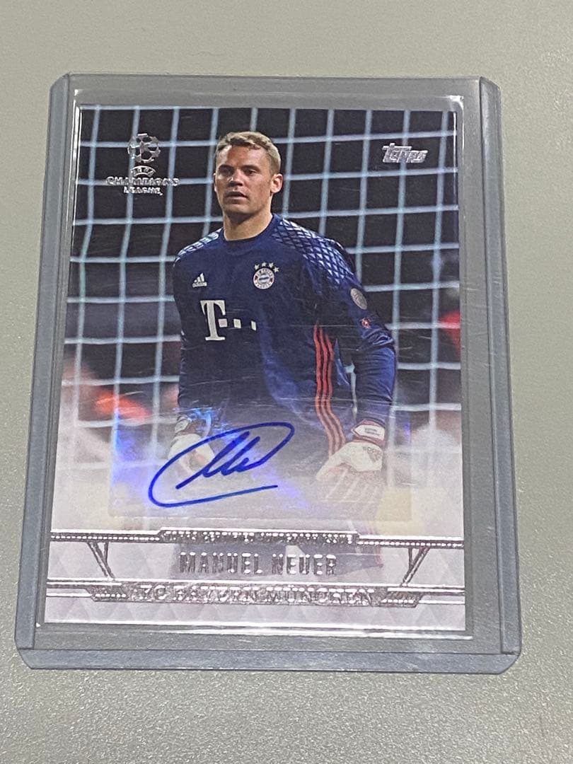 Soccer Sign Card Manuel Neuer — Japanese