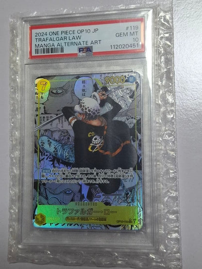 PSA 10 One Piece Trafalgar Law SEC — Japanese