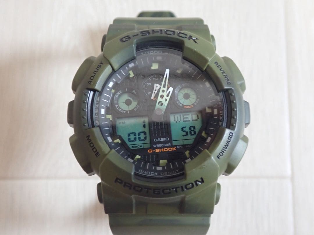 CASIO GA-100MM Digital Men's Watch — Japanese