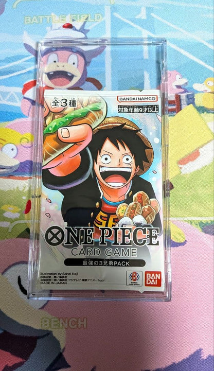 One Piece One Piece Card Game The Strongest Three Brothers Pack Unopened Pack L — Japanese