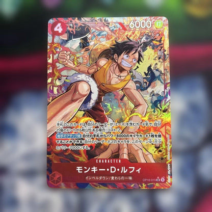 One Piece Monkey D. Luffy SR — Japanese