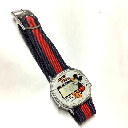 SEIKO Mickey Mouse Digital WK01 Men's Watch — Japanese