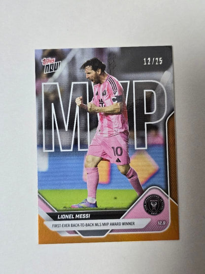 Topps Now Messi /25 MVP — Japanese