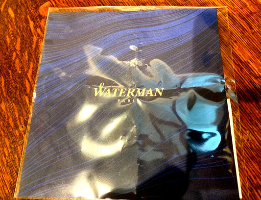Waterman Retro Poster Cloth in used excellent condition showing vibrant retro design
