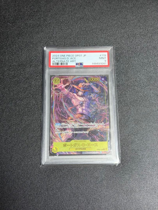 PSA 9 One Piece Ace SEC — Japanese