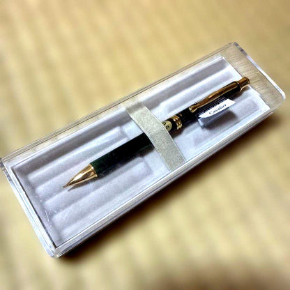 Pilot Cavale Marble Green mechanical pencil with marble pattern and green accents, new condition