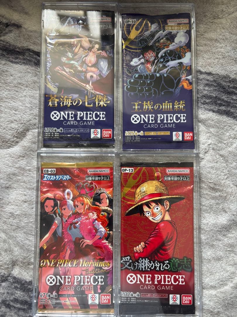 One Piece One Piece Card Game 4 Pack Set Pack — Japanese
