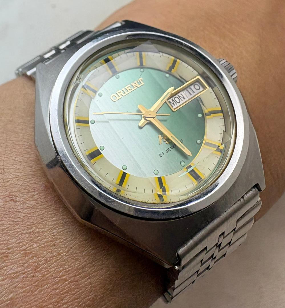 ORIENT HIACE 5-面カットガラス SBTR009 Automatic Men's Watch — Japanese