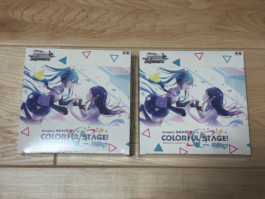 Weiss Schwarz Project Sekai: Colorful Stage! feat. Hatsune Miku Weiß Schwarz Project Sekai 2BOX Box — Japanese