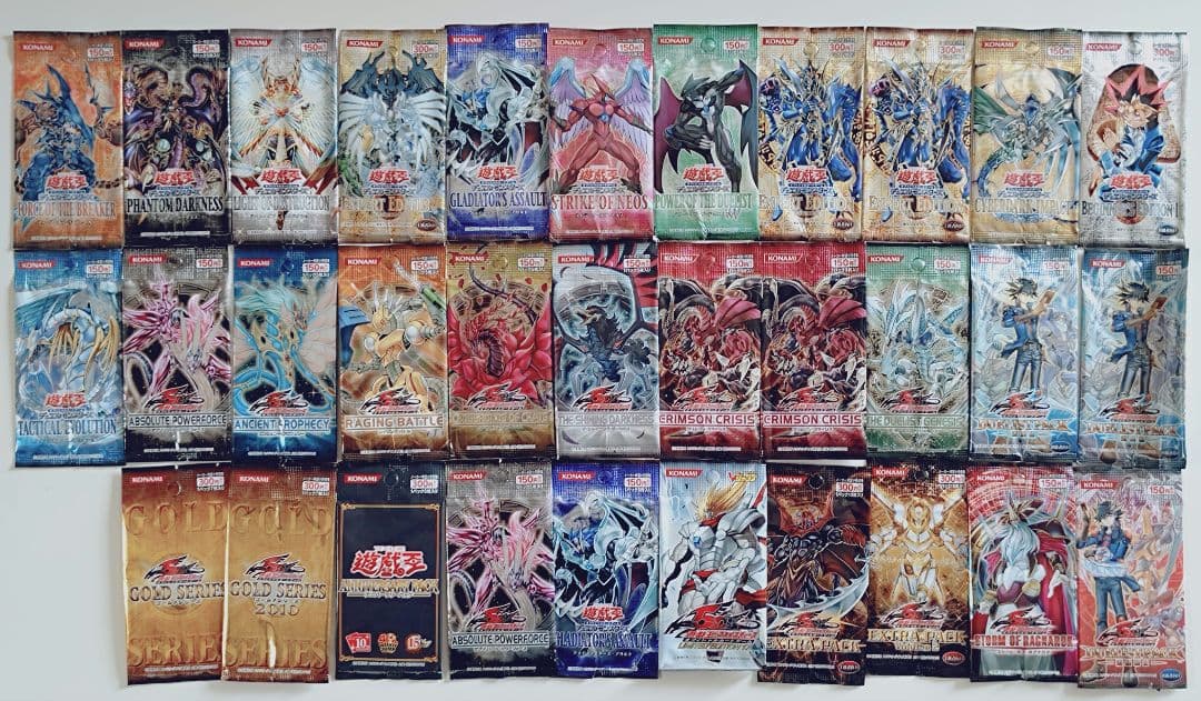 Yu-Gi-Oh Yu-Gi-Oh! OCG Empty Pack Set 30+ Pack — Japanese