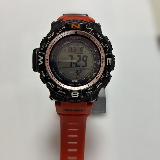 CASIO PRS-350T-7V</cs> Solar Men's Watch — Japanese